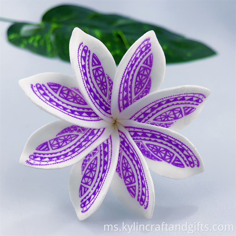 Kn Hf022 Plumeria Hair Pick